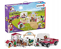 Игровой набор Schleich Поездка на загон для лошадей