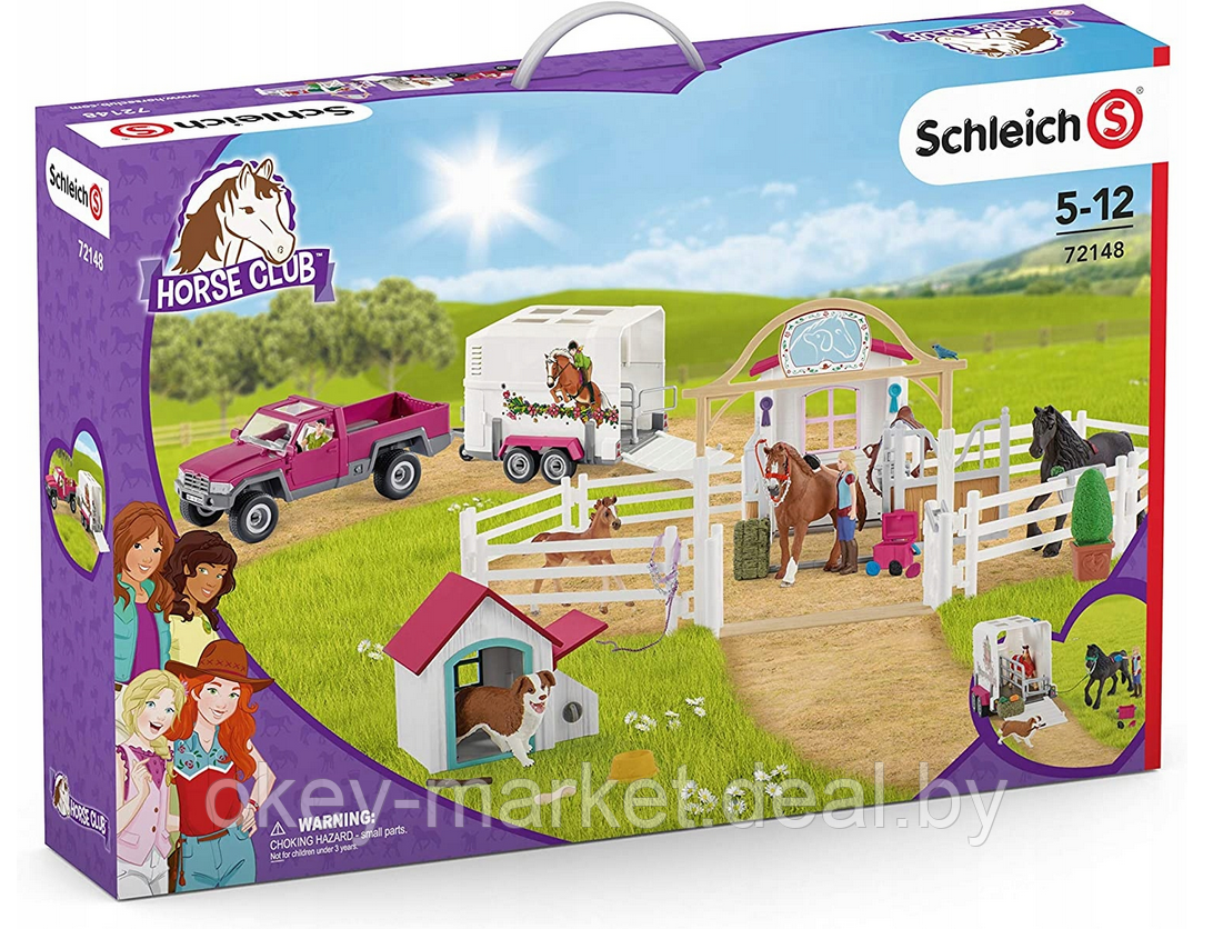 Игровой набор Schleich Поездка на загон для лошадей - фото 10 - id-p192516379