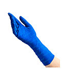 Перчатки одноразовые Benovy латексные повышенной плотности синие (25 пар), фото 2