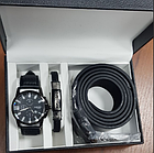 Мужской подарочный набор часы, браслет, ремень - в ассортименте, фото 6