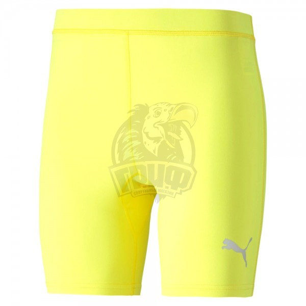 Шорты компрессионные спортивные мужские Puma Liga Baselayer (желтый)  (арт. 65592433)