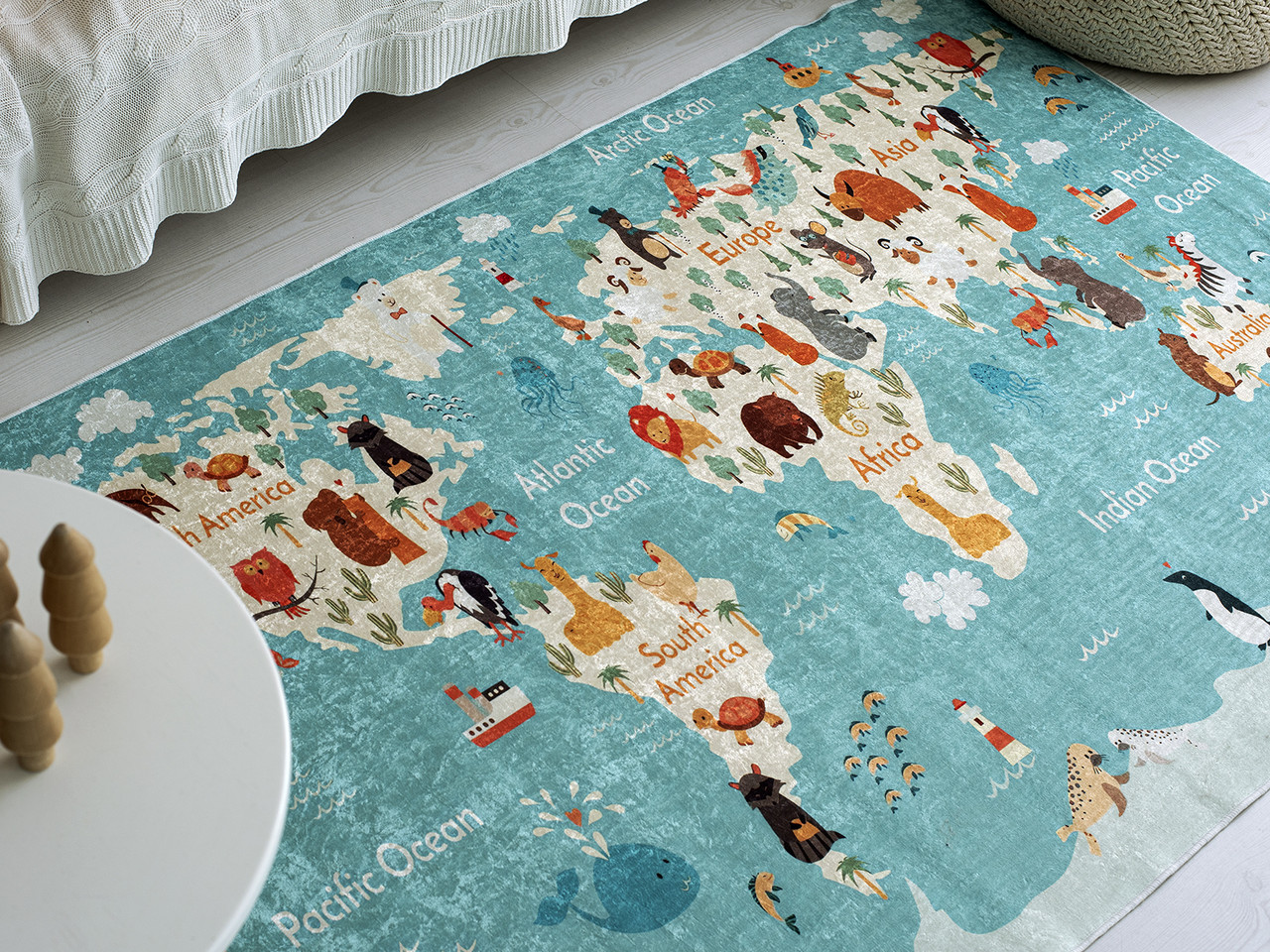 Ковер плюшевый Карта VIO 120x180x0,6 см