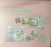 Детский фотоаппарат с моментальной печатью Print Camera (мгновенная печать), детская камера