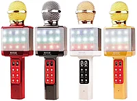 Беспроводной караоке микрофон Wster WS-1828 (ОРИГИНАЛ) Цвет : красный,золотой,черный,белый