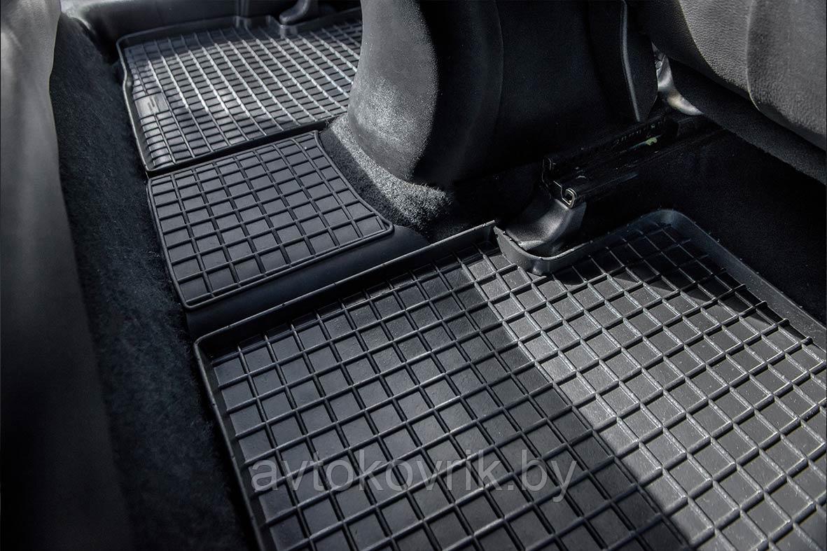 Коврики для Peugeot 406 в салон резиновые рисунок сетка - фото 7 - id-p116372906
