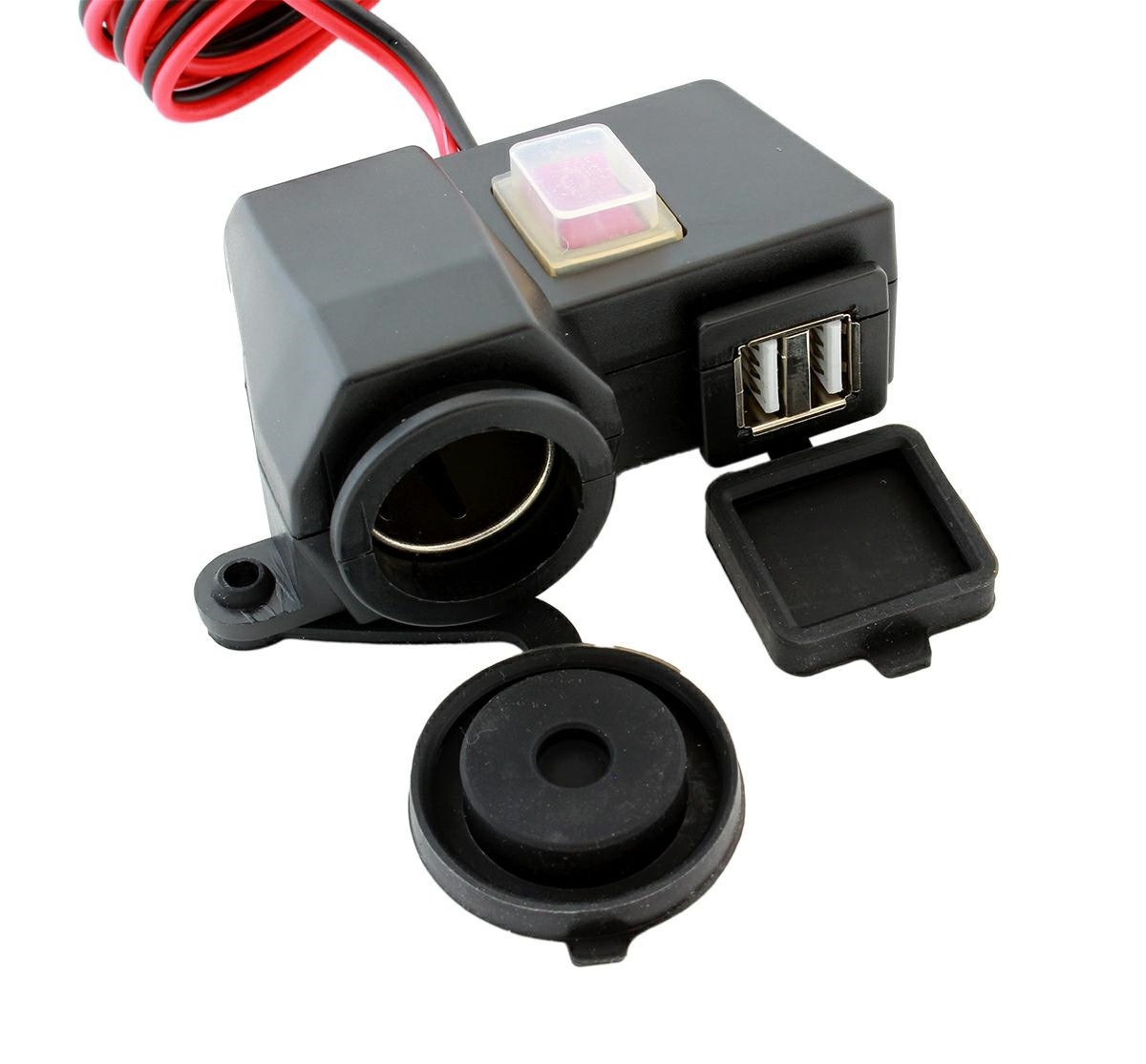 Гнездо прикуривателя SiPL XXL 12V + 2 USB 5V