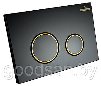 Кнопка смыва для инсталляции Lavinia Boho Relfix 38050803 черный мат/золото