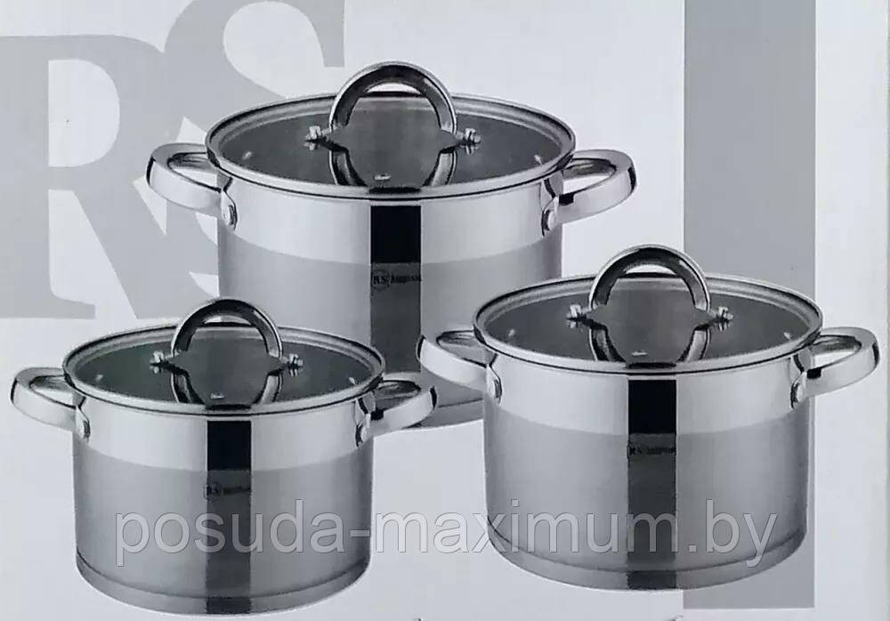 Набор кастрюль из нержавеющей стали Rainstahl 6 пр RS/CW 2319-06