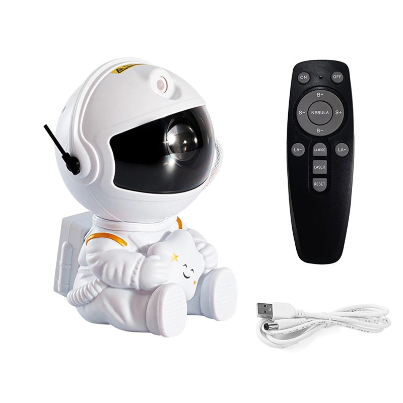 Ночник проектор игрушка Astronaut Nebula Projector HR-F3 с пультом ДУ - фото 4 - id-p192573763