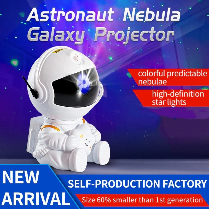Ночник проектор игрушка Astronaut Nebula Projector HR-F3 с пультом ДУ - фото 5 - id-p192573763