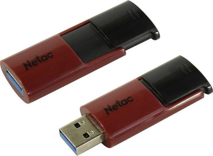 USB Flash Netac 128GB USB 3.0 FlashDrive Netac U182 Red - фото 1 - id-p192572901