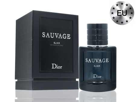 Мужская парфюмерная вода Christian Dior - Sauvage Elixir Edp 60ml (Lux Europe) - фото 1 - id-p192612454