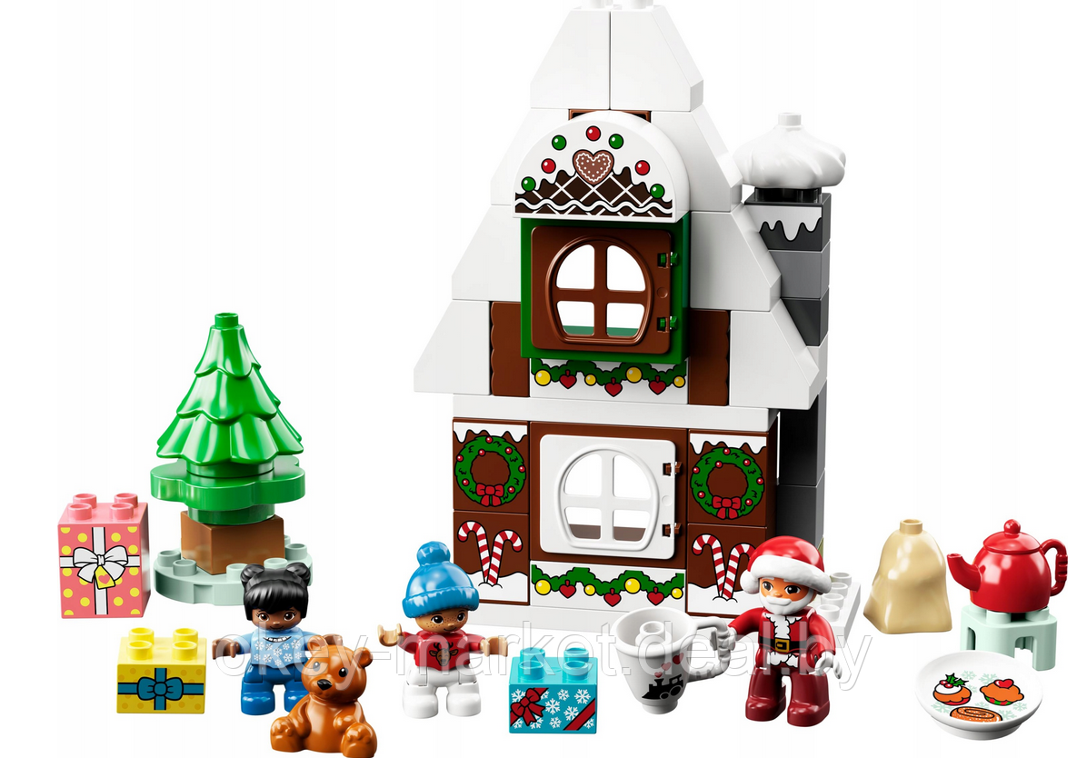 Конструктор LEGO Duplo Пряничный домик Санты 10976 - фото 5 - id-p192615378