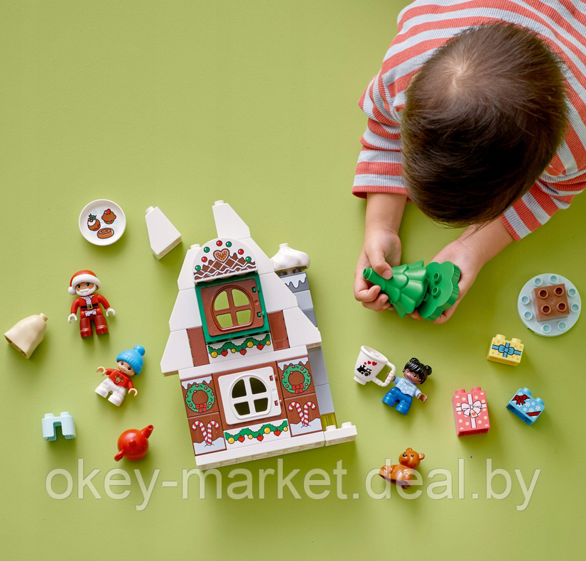 Конструктор LEGO Duplo Пряничный домик Санты 10976 - фото 10 - id-p192615378
