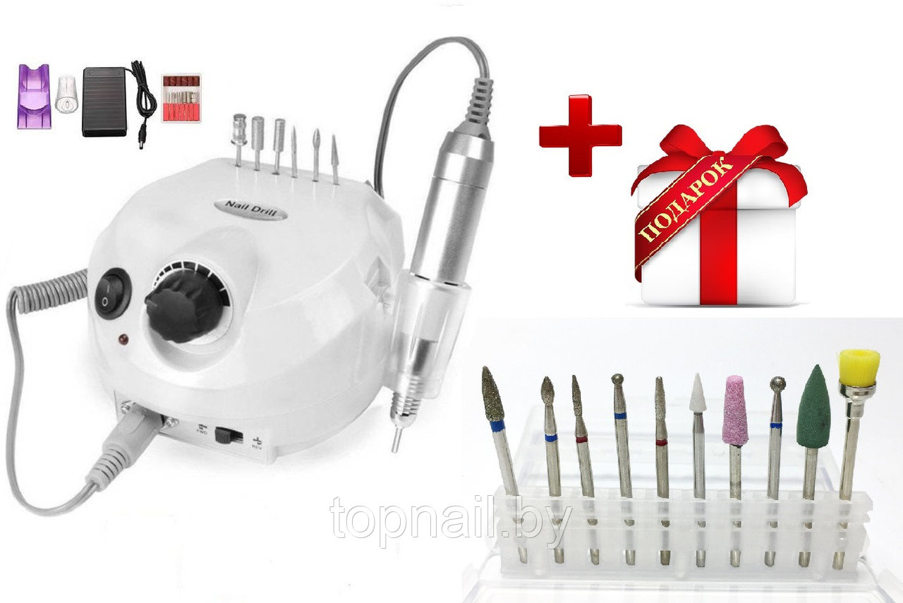 Аппарат для маникюра и педикюра Nail Drill DM - 202 65w 45 тыс 65W + Подарок ! - фото 1 - id-p192612200