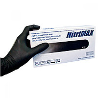 Перчатки смотровые нитриловые черные Nitrimax 50 пар