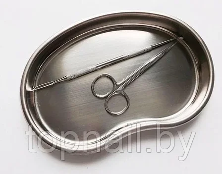 Металлический лоток для стерилизации инструментов, 20 см x 13 см*2,5см, большой, фото 2