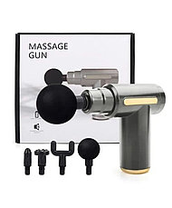Перкуссионный массажер мышечный Massage Gun (массажный ударный пистолет), фото 3