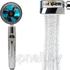 Водосберегающая турболейка для душа с вентилятором Turbocharged Shower Head, фото 3