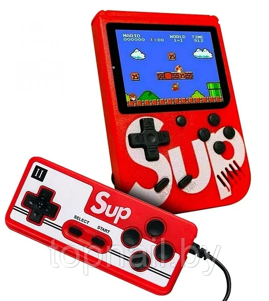 Портативная приставка SUP GAMEBOX 8 BIT 400 В 1 С ДЖОЙСТИКОМ - фото 5 - id-p192612325