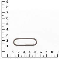 Кольцо овальное 38-39мм бл/ник 2,5мм