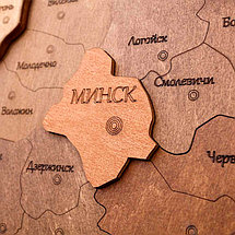 Карта Беларуси. Деревянный пазл EWA на стену (RU), фото 3
