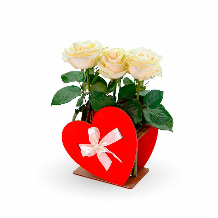 Сердце. Декоративная ваза EWA - фото 1 - id-p192620195