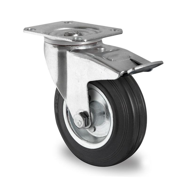 Комплект колес 200 мм для телег TOR ТП (2 пов, 2 не пов.) - фото 1 - id-p167568792