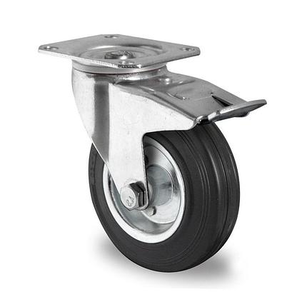 Комплект колес 200 мм для телег TOR ТП (2 пов, 
2 не пов.), фото 2