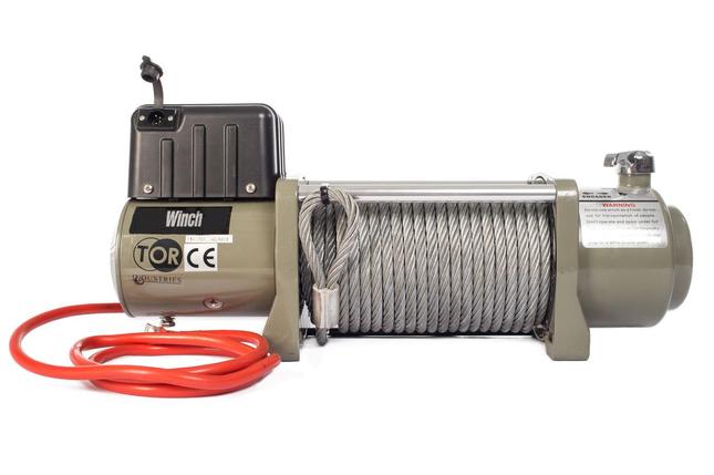 Лебедка автомобильная TOR ЛА SEC15000 г/п 6804 кг 28 м 12V, фото 2