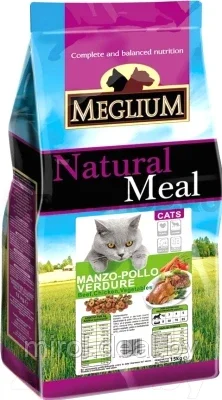 Корм для кошек Meglium Cat Beef & Chicken & Vegetables / MGS0115 - фото 1 - id-p192633971