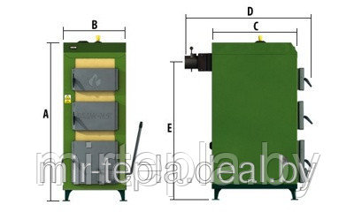 DREW-MET MJ-1NM 48 твердотопливный котел - фото 2 - id-p5378533