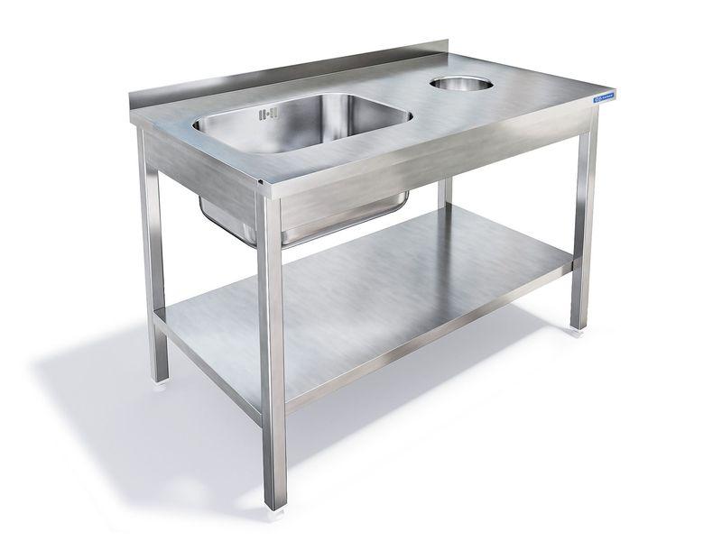 Стол для грязной посуды KAYMAN для посудомоечной машины TATRA СПМ-123/1507 (правый) - фото 1 - id-p192648538