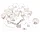 Светодиодная бахрома Серпантин Снежный шар 183-659, фото 4
