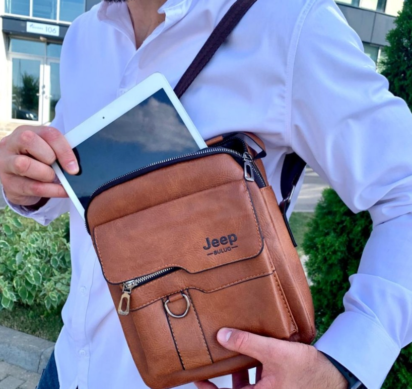 Мужская сумка-мессенджер Jeep Buluo - фото 3 - id-p192653598