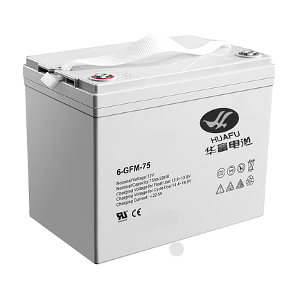 Аккумулятор для штабелёров IWS/PWS/WS 12V/75Ah
гелевый (Gel battery), фото 2