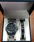 Мужской подарочный набор часы и браслет, фото 2