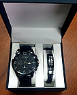Мужской подарочный набор часы и браслет, фото 2