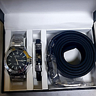 Мужской подарочный набор часы, браслет, ремень - ассортименте, фото 6