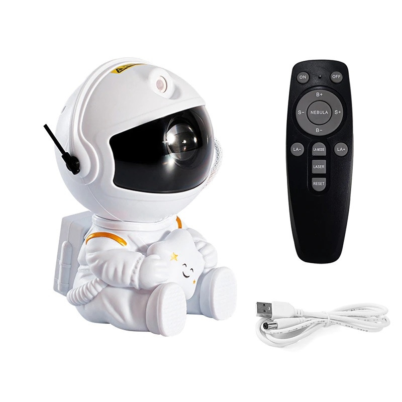 Ночник проектор игрушка Astronaut Nebula Projector HR-F3 с пультом ДУ - фото 2 - id-p192663110