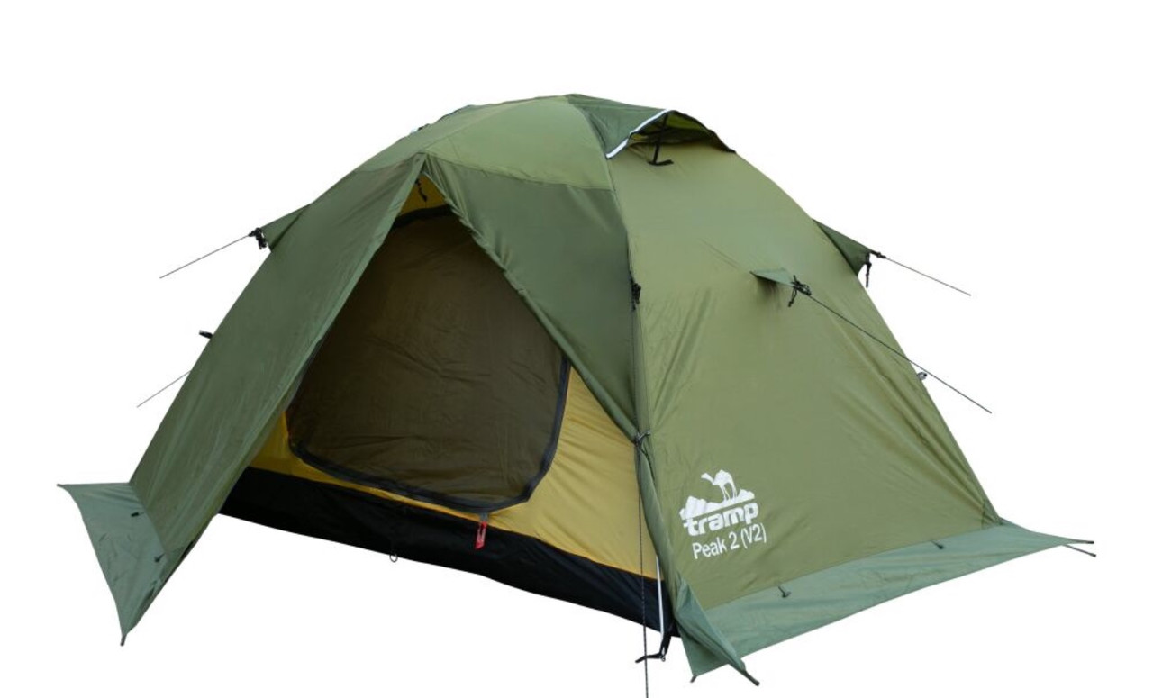 Палатка Экспедиционная Tramp Peak 2 Green (V2) - фото 1 - id-p192663148