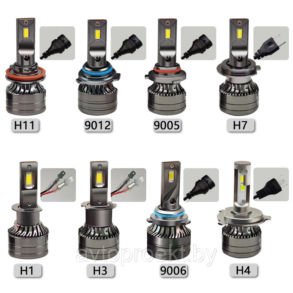 Светодиодные лампы H4 KA-9 mini radiator