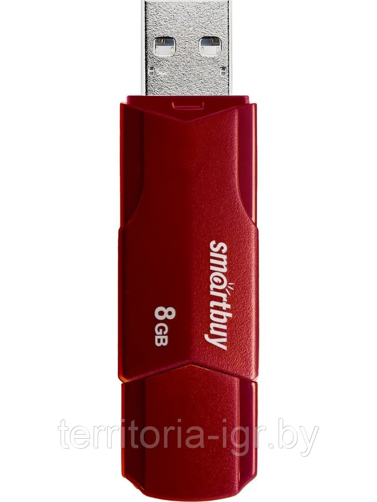 USB-накопитель 8Gb CLUE SB8GBCLU-BG бордовый Smartbuy - фото 4 - id-p192665074