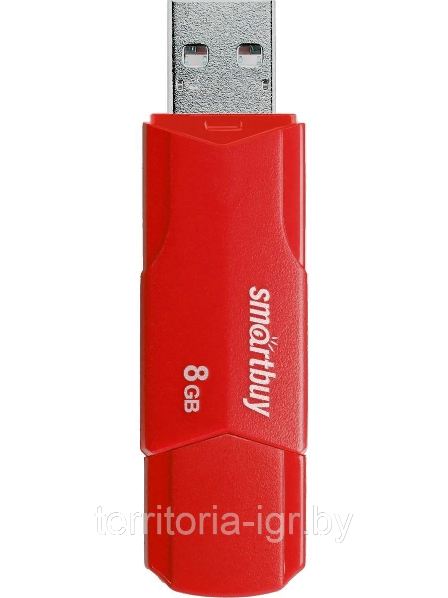 USB-накопитель 8Gb CLUE SB8GBCLU-R красный Smartbuy - фото 4 - id-p192665114