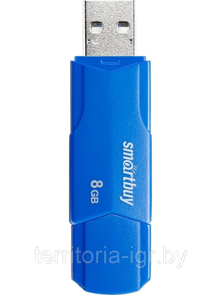 USB-накопитель 8Gb CLUE SB8GBCLU-BU синий Smartbuy - фото 2 - id-p192665153