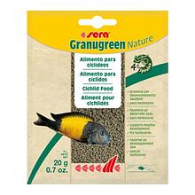 Корм гранулы для всех растительноядных рыб SERA Granugreen 20 г (391)