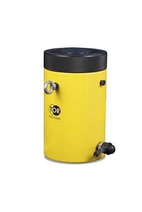 Домкрат гидравлический TOR HHYG-100150LS (ДГ100П150Г) 100 т с фиксирующей гайкой, фото 2
