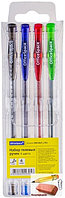 Набор гелевых ручек OfficeSpace, 1,0 мм., 4 цвета, европодвес