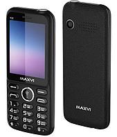 Кнопочный мобильный телефон MAXVI K32 черный