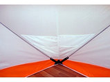 Зимняя палатка Призма (1-сл) Композит 185*185 (бело-оранжевый) , 1093, фото 4